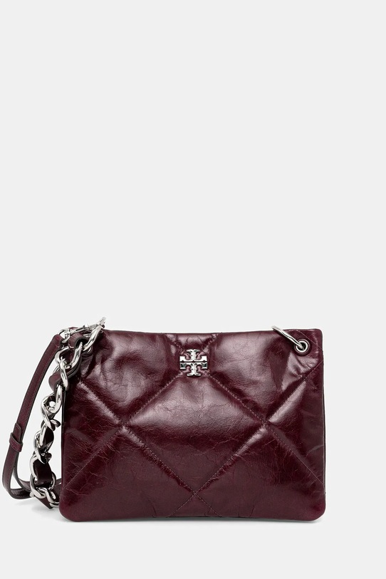 Tory Burch torebka skórzana Kira Diamond Quilt skóra licowa fioletowy 174842.500