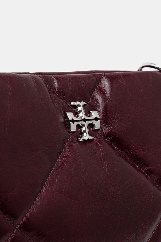 Tory Burch torebka skórzana Kira Diamond Quilt fioletowy 174842.500
