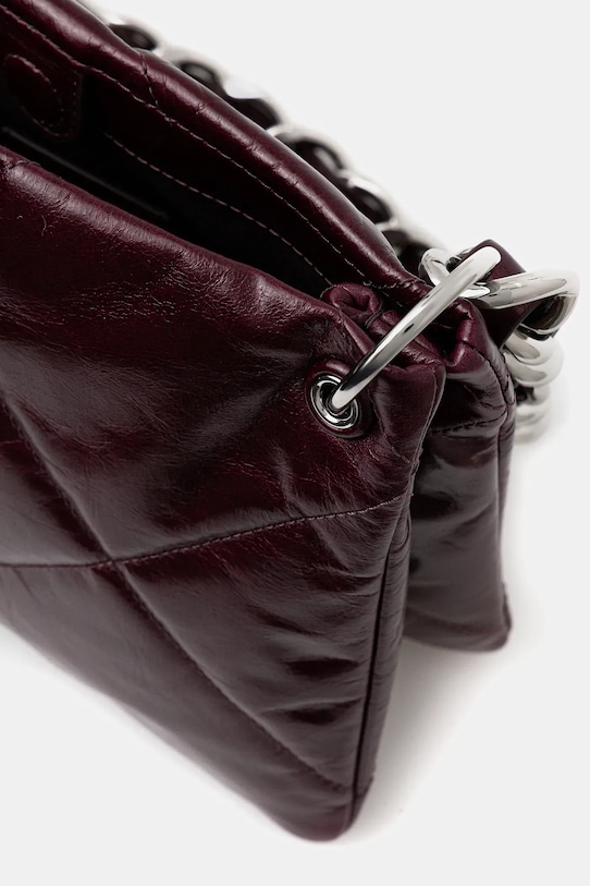 Kožená kabelka Tory Burch Kira Diamond Quilt 174842.500 fialová