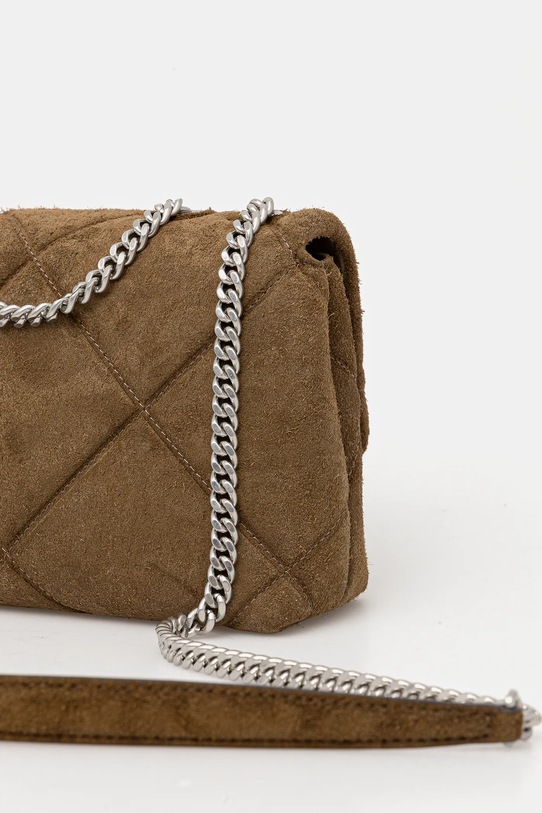 Accessori Tory Burch borsa a mano in pelle Kira Diamond Quilt 169170.300 verde