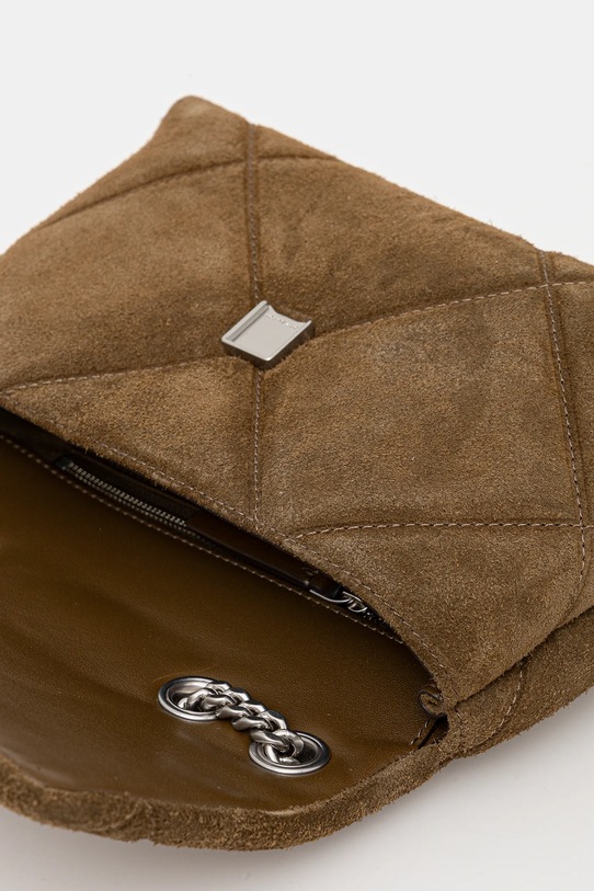 Tory Burch borsa a mano in pelle Kira Diamond Quilt 169170.300 verde