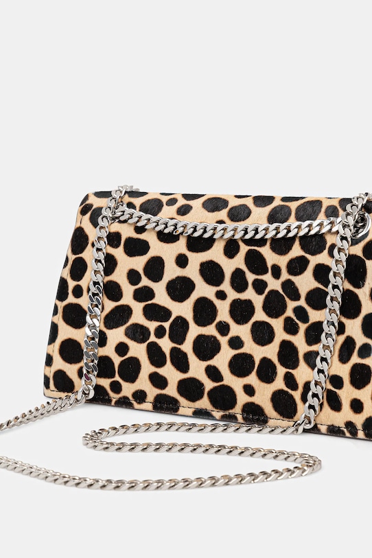 Doplňky Kožená kabelka Tory Burch Kira Turnlock 169175.250 béžová