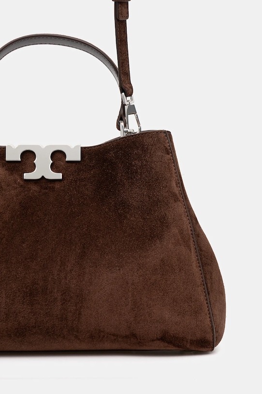 Akcesoria Tory Burch torebka zamszowa Eleanor Suede 174278.203 brązowy