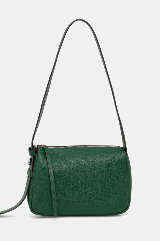 Шкіряна сумочка Tory Burch Romy Small Shoulder лицьова шкіра зелений 176674.302