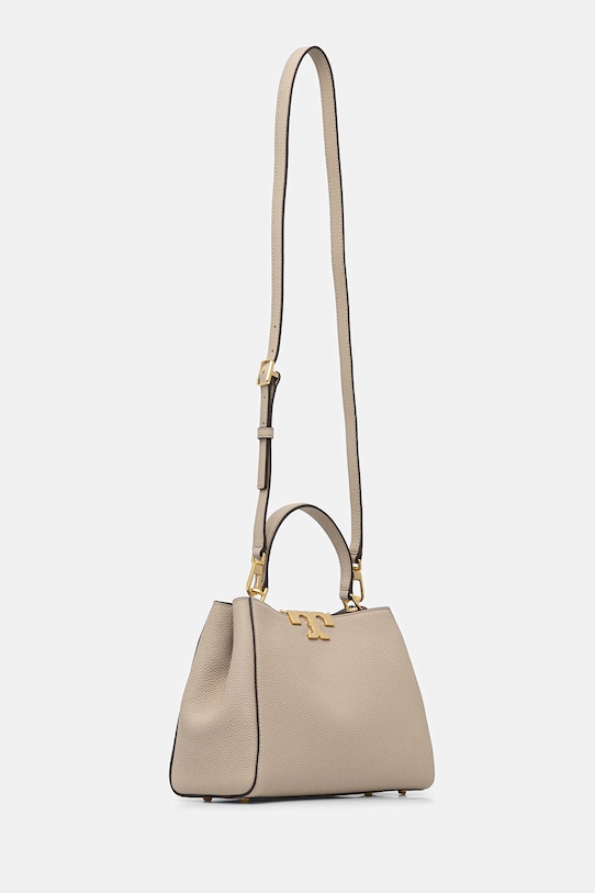 Tory Burch torebka skórzana Eleanor Soft Medium 177217.250 beżowy AW25