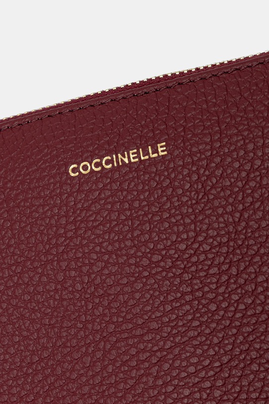 Coccinelle torebka skórzana BEST CROSSBODY bordowy E5.MMA.55.F5.01