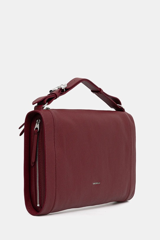 Kožená kabelka Coccinelle ELINOR E1.TL5.12.02.01 burgundské AW25