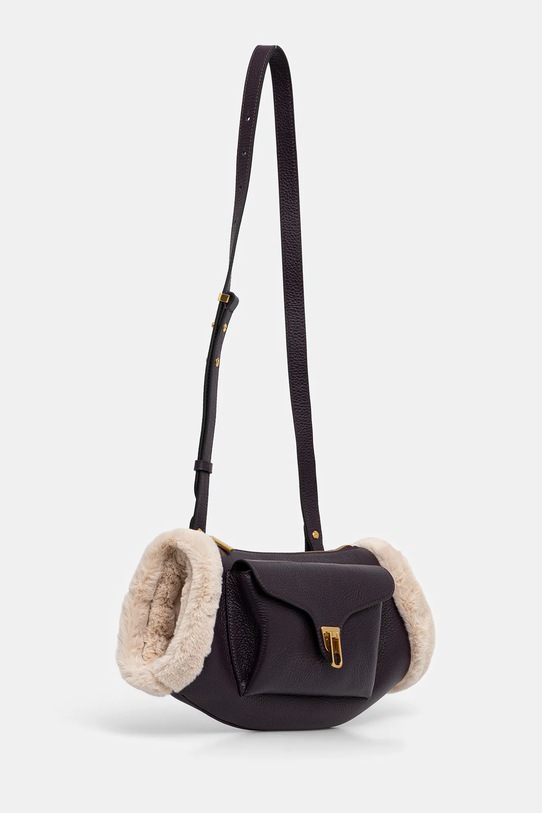 Δερμάτινη τσάντα Coccinelle BEAT E1.TDK.15.01.01 μωβ AW25