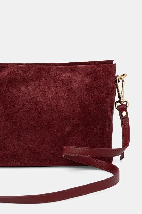 Doplňky Semišová kabelka Coccinelle BOHEME NEW GEOMET.PATCH E1.T66.58.01.01 burgundské