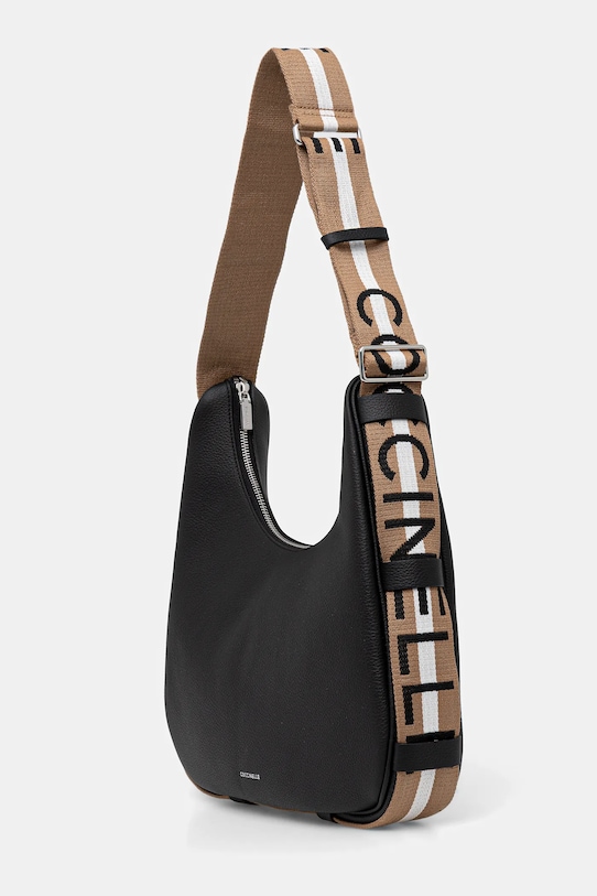 Kožená kabelka Coccinelle RAQUEL E1.SQ0.13.01.01 černá AW25