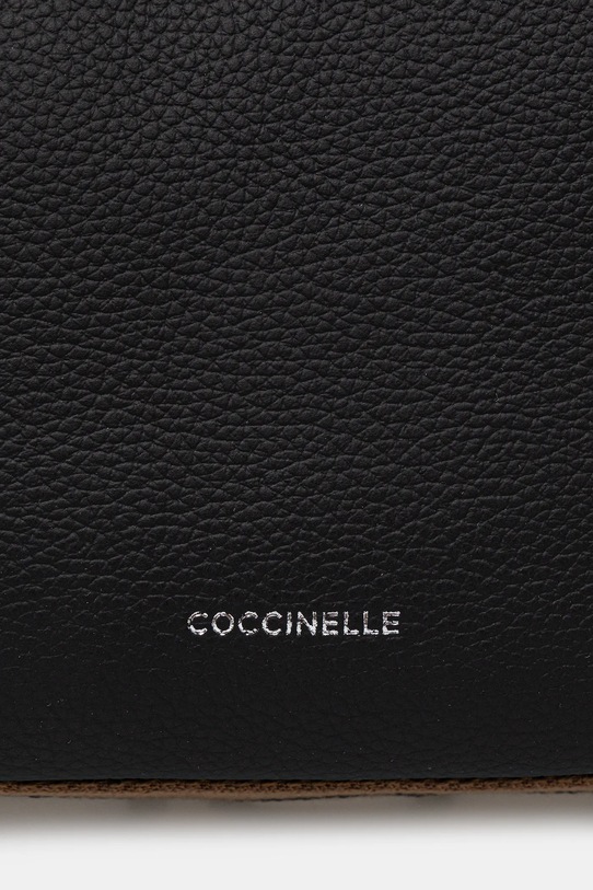 Kožená kabelka Coccinelle RAQUEL černá E1.SQ0.13.01.01