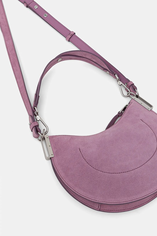 Akcesoria Coccinelle torebka zamszowa E1.QKG.13.03.01 fioletowy