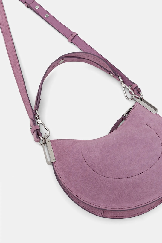 Akcesoria Coccinelle torebka zamszowa E1.QKG.13.03.01 fioletowy