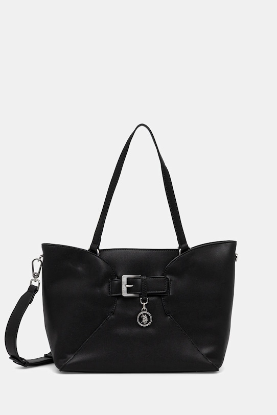 U.S. Polo Assn. poșetă Camden S. nu incape in A4 negru BIUN88863WVW