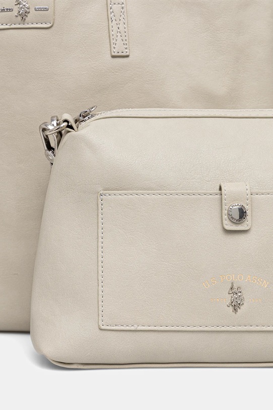 Dvostrana torba U.S. Polo Assn. Axtell Reversible siva BIU4A8905WVP