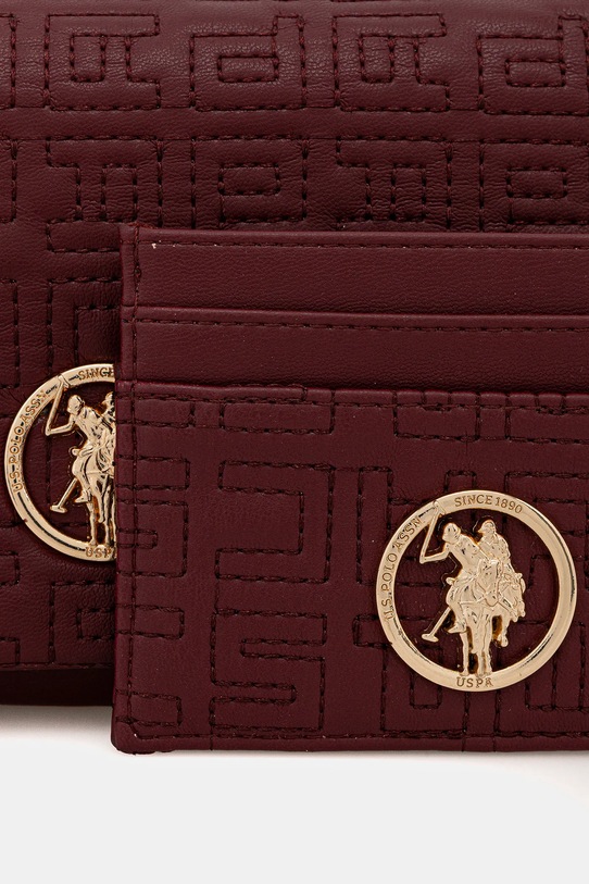 Akcesoria U.S. Polo Assn. torebka Box Bag BIU2B8999WVP bordowy
