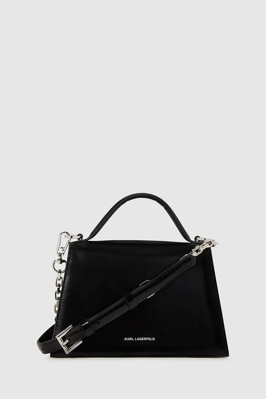 Кожена чанта Karl Lagerfeld A4W30035 черен AW25