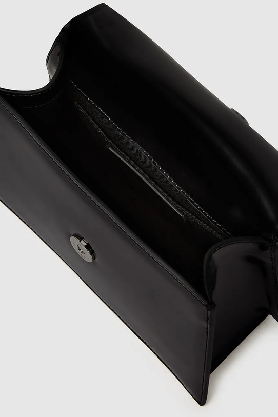 Кожена чанта Karl Lagerfeld черен A4W30035