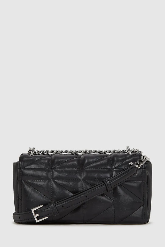 Karl Lagerfeld poșetă de piele A4W30051 negru AW25