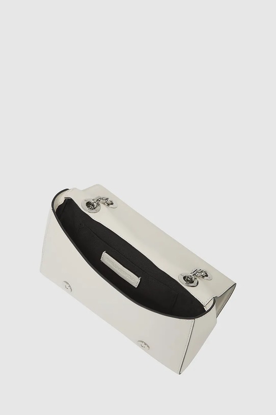 Δερμάτινη τσάντα Karl Lagerfeld μπεζ A4W30084