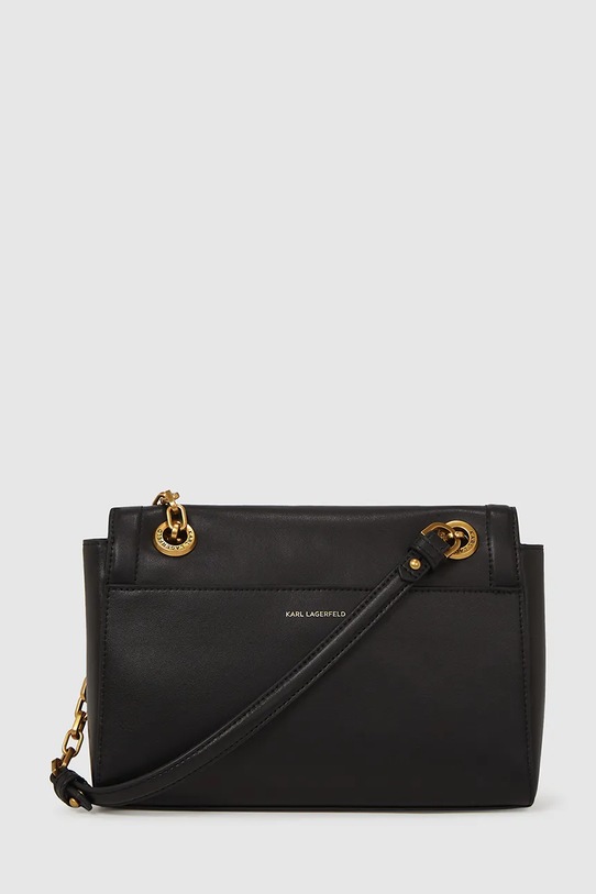 Кожена чанта Karl Lagerfeld A4W30084 черен AW25