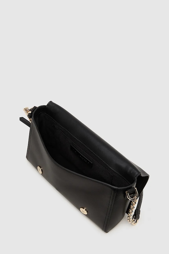 Kožená kabelka Karl Lagerfeld K/AUTOGRAPH čierna A4W30109