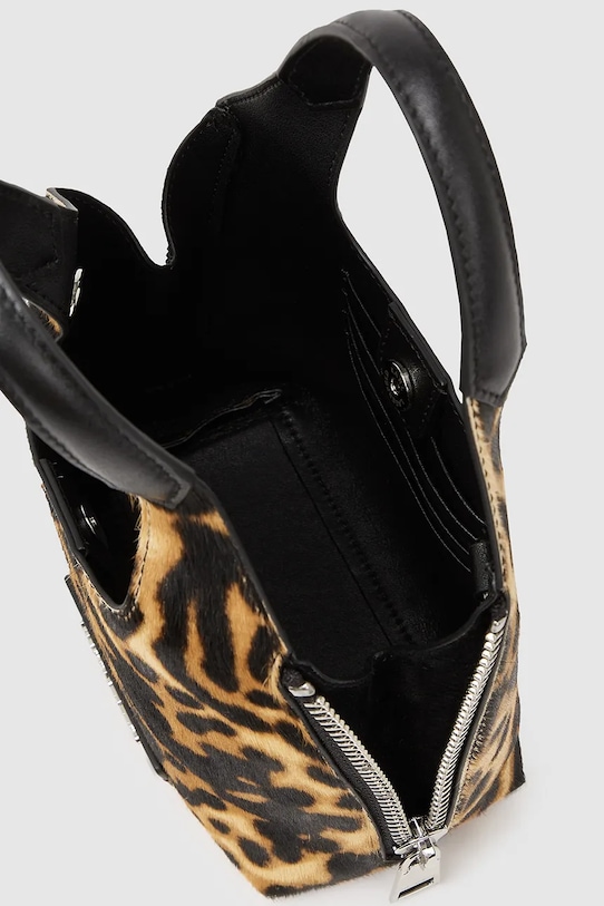 Karl Lagerfeld borsa a mano in pelle marrone A4W30123