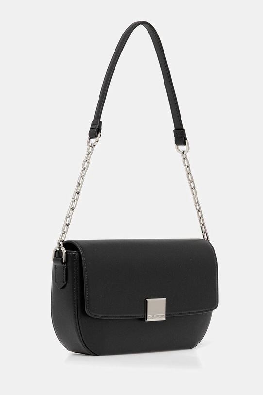 Karl Lagerfeld torebka skórzana A4W30262 czarny AW25