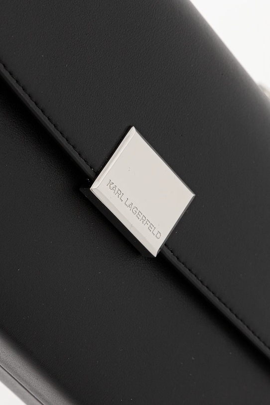Karl Lagerfeld torebka skórzana czarny A4W30262