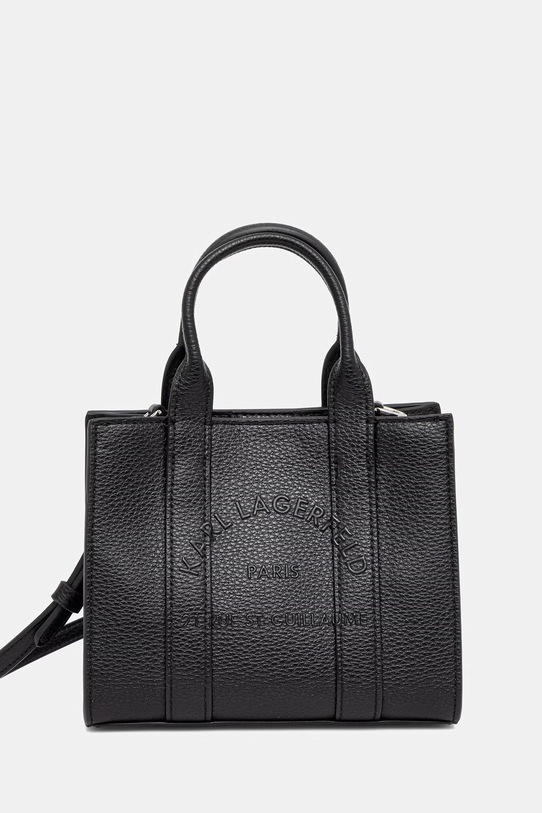 Karl Lagerfeld torebka K/RSG nie mieści A4 czarny A4W30266