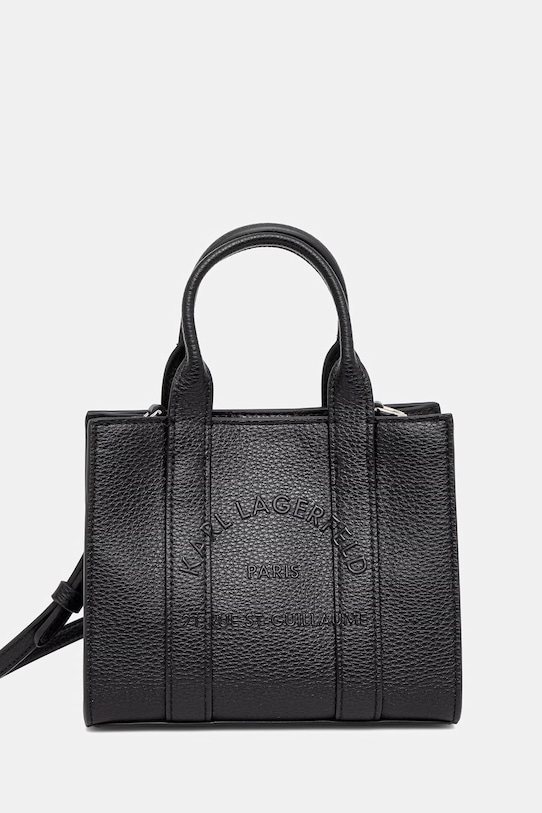 Karl Lagerfeld poșetă K/RSG nu incape in A4 negru A4W30266