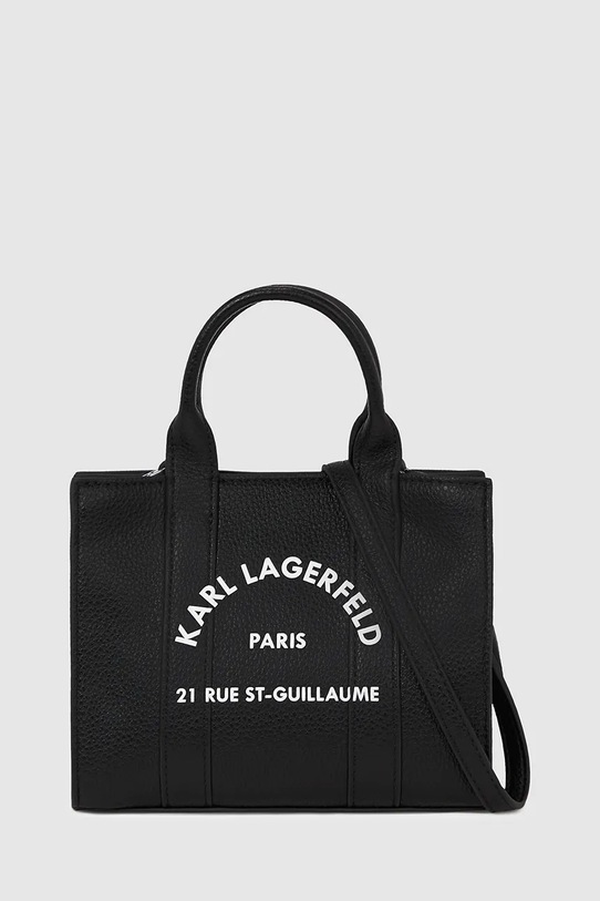 Karl Lagerfeld torebka K/RSG nie mieści A4 czarny A4W30266