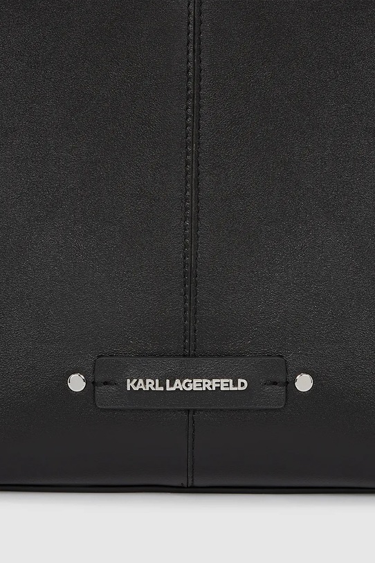 Accesorii Karl Lagerfeld poșetă de piele A4W30271 negru