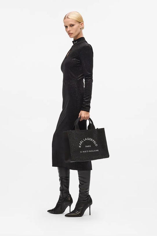 Karl Lagerfeld poșetă A4W50011 negru