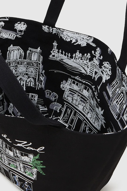 Karl Lagerfeld torebka dwustronna K/SKETCH czarny A4W50058