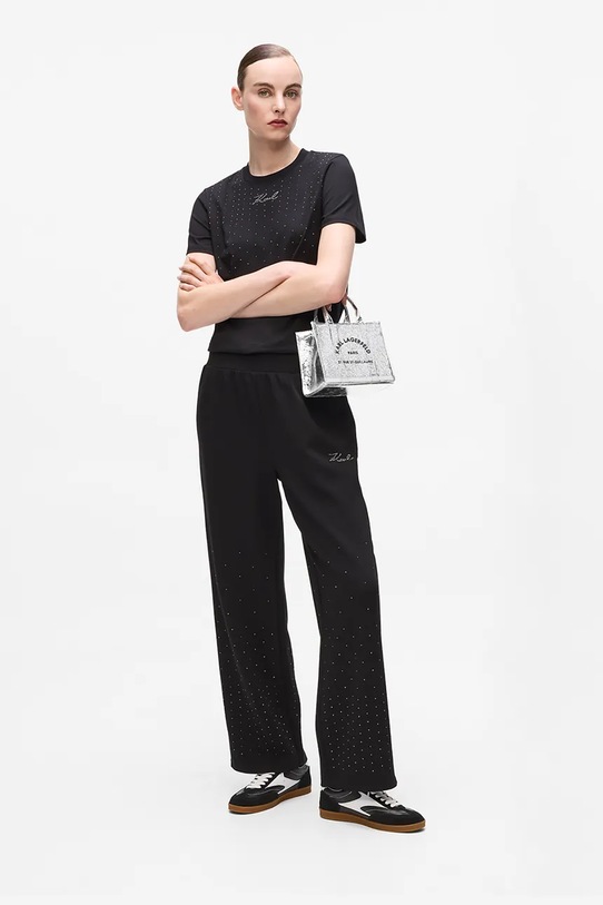 Karl Lagerfeld poșetă A4W50059 argintiu