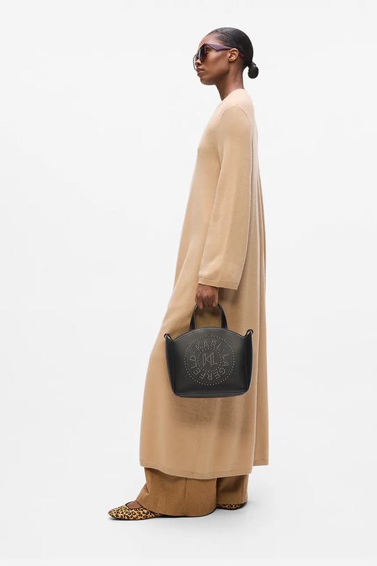 Karl Lagerfeld poșetă de piele A4W30070 negru