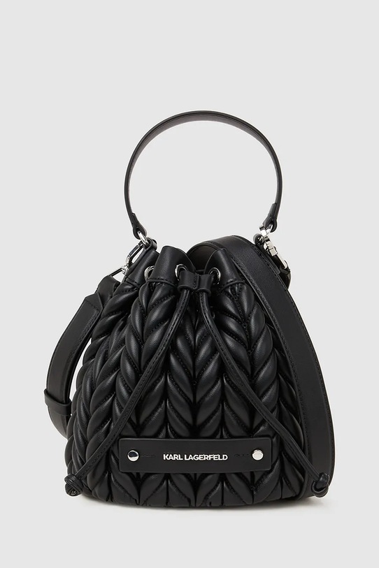 Karl Lagerfeld poșetă uni negru A4W30074