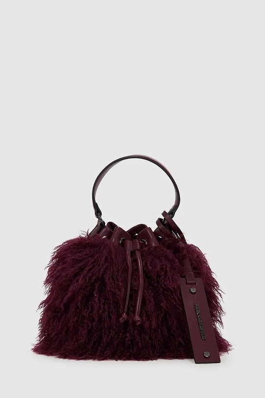 Karl Lagerfeld poșetă uni burgundia A4W30078