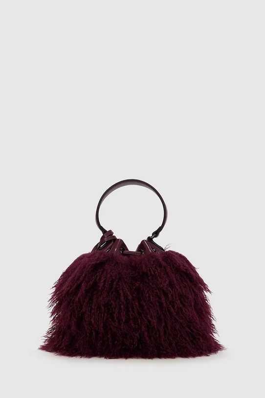 Karl Lagerfeld poșetă A4W30078 burgundia AW25