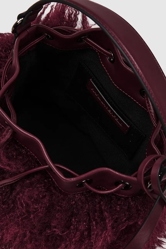 Karl Lagerfeld poșetă K/WEAVE burgundia A4W30078