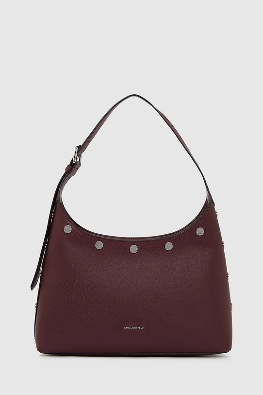 Karl Lagerfeld torebka K/ROCKY mieści A4 bordowy A4W30119