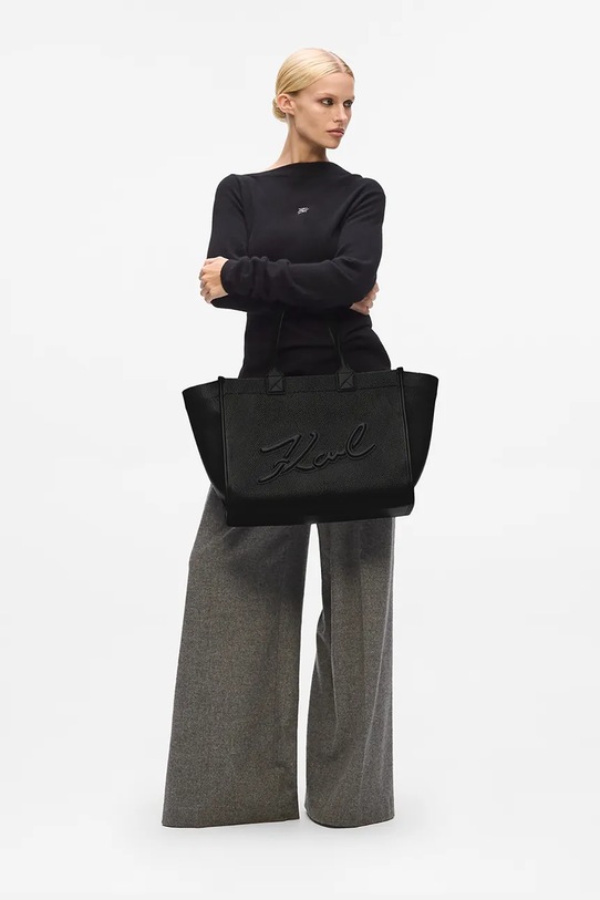 Karl Lagerfeld poșetă A4W30257 negru