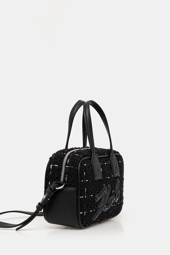 Karl Lagerfeld borsa con lana A4W30259 nero AW25