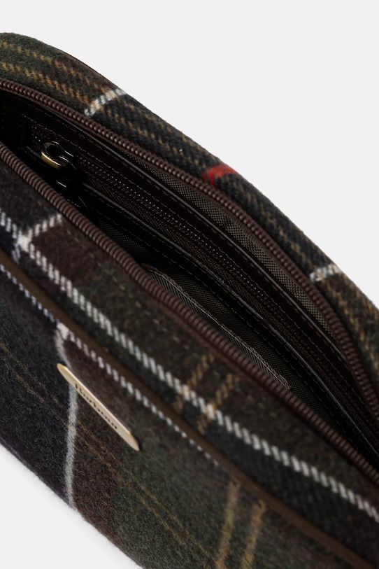 Сумочка з домішкою вовни Barbour LBA0478 зелений