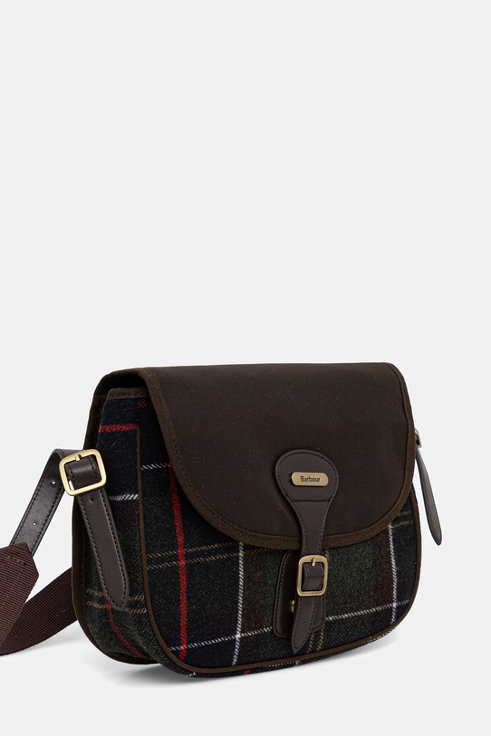 Barbour torebka z dodatkiem wełny LBA0479 zielony AW25
