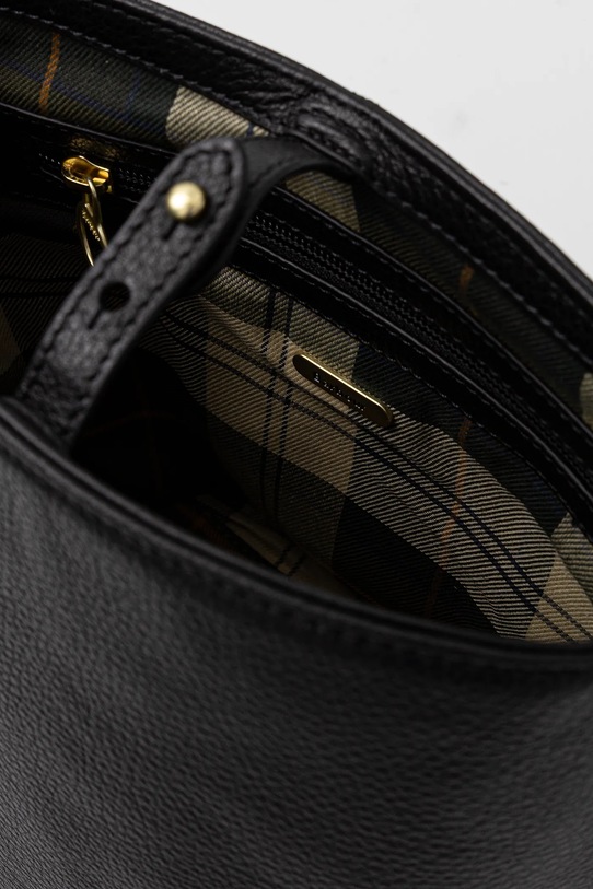 Barbour torebka skórzana LBA0488 czarny