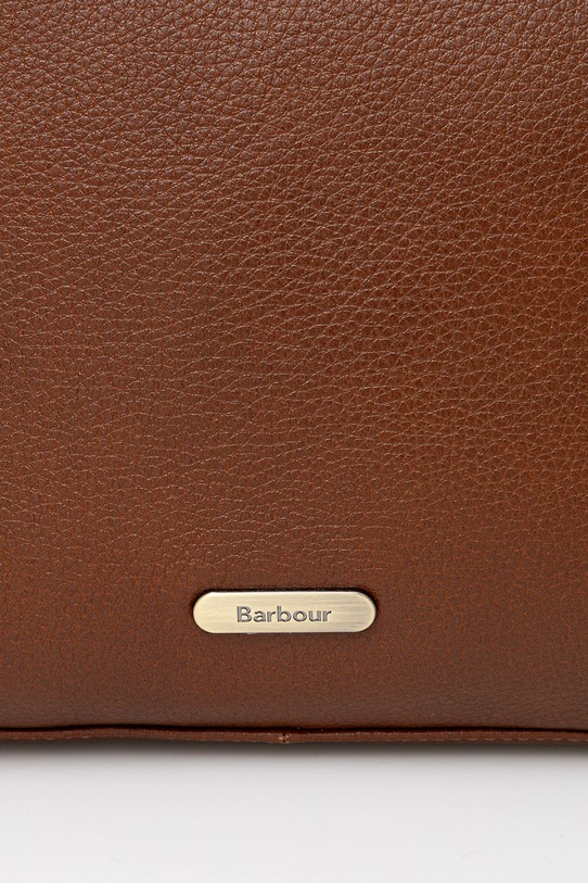 Barbour torebka skórzana brązowy LBA0489