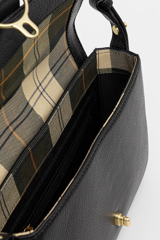 Barbour torebka skórzana LBA0491 czarny