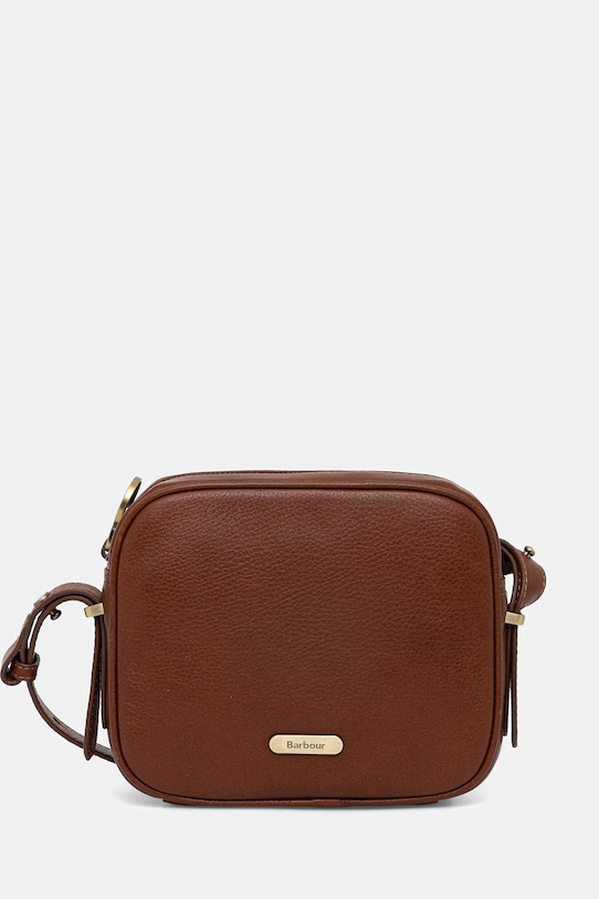Barbour poșetă de piele uni maro LBA0492